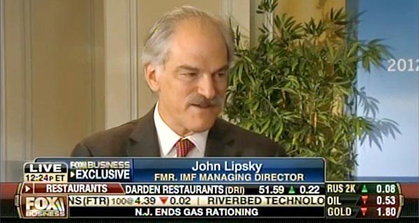 John Lipsky - Fox Business Network from the GFLC