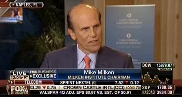 Michael Milken - Fox Business Network from the 2013 GFLC