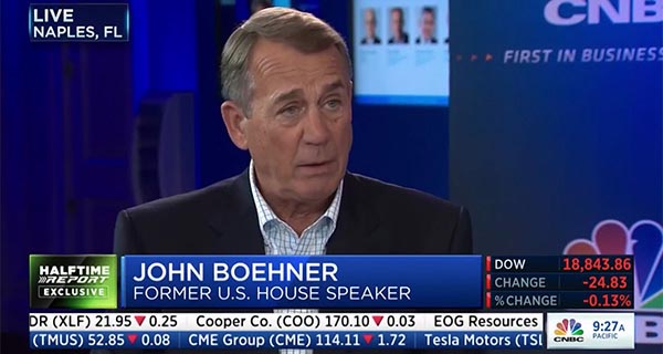 John Boehner - CNBC from the 2016 GFLC